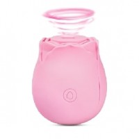 RoseBud 10 Function Clitoral Sucking Vibrating Silicone Rechargeable PINK